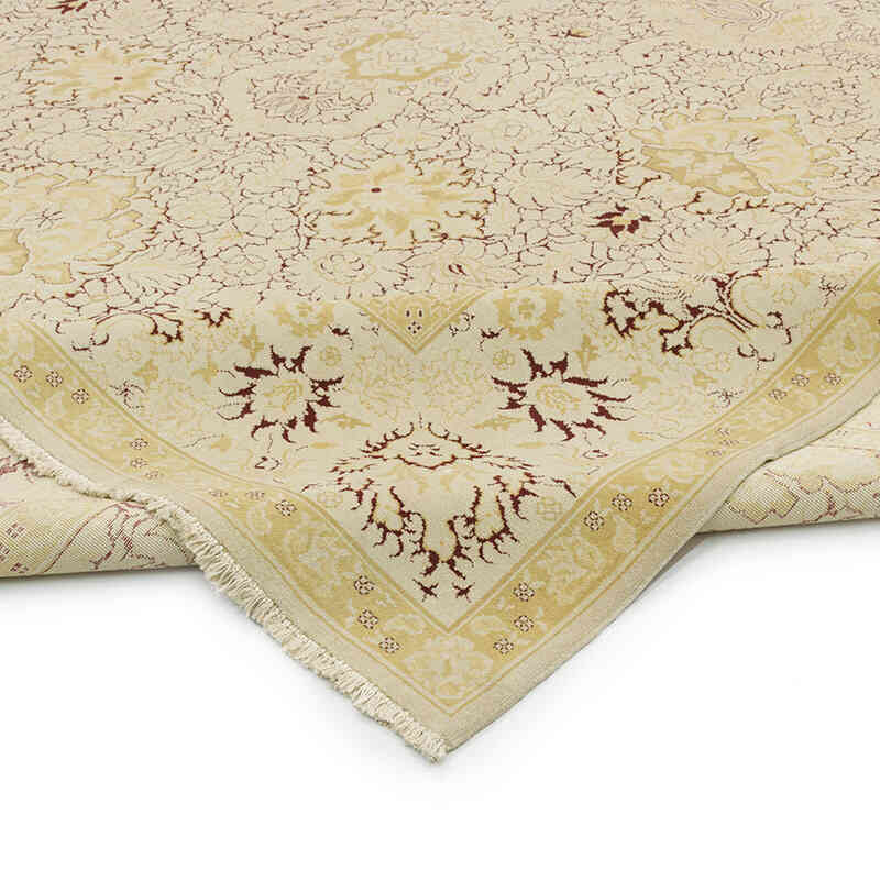 New Hand-Knotted Wool Oushak Rug - 11' 11" x 15'  (143" x 180") - K0056528
