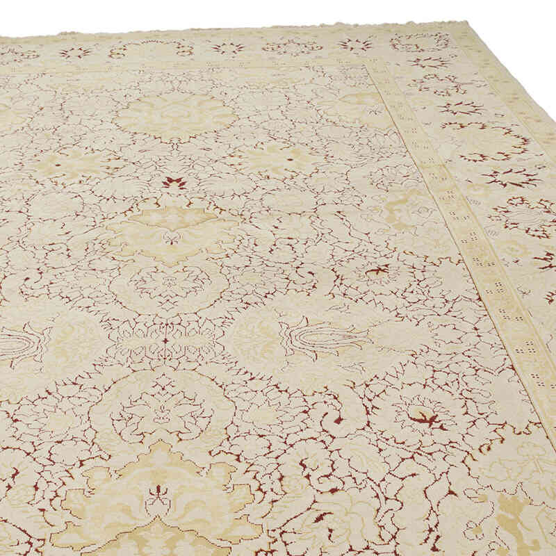 New Hand-Knotted Wool Oushak Rug - 11' 11" x 15'  (143" x 180") - K0056528