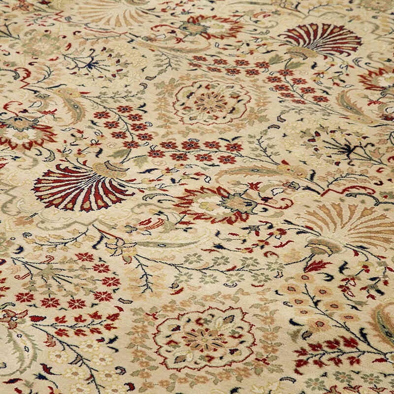 New Hand-Knotted Wool Oushak Rug - 12' 1" x 15' 1" (145" x 181") - K0056530