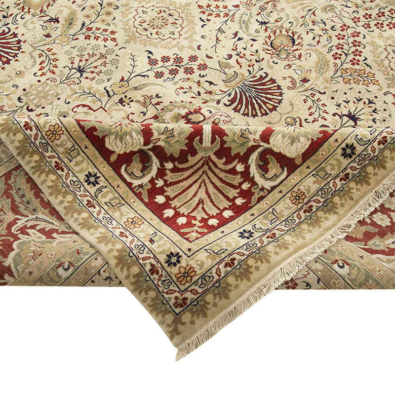 New Hand-Knotted Wool Oushak Rug - 12' 1" x 15' 1" (145" x 181") - K0056530