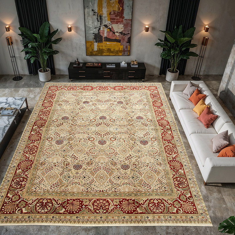 New Hand-Knotted Wool Oushak Rug - 12' 1" x 15' 1" (145" x 181") - K0056530