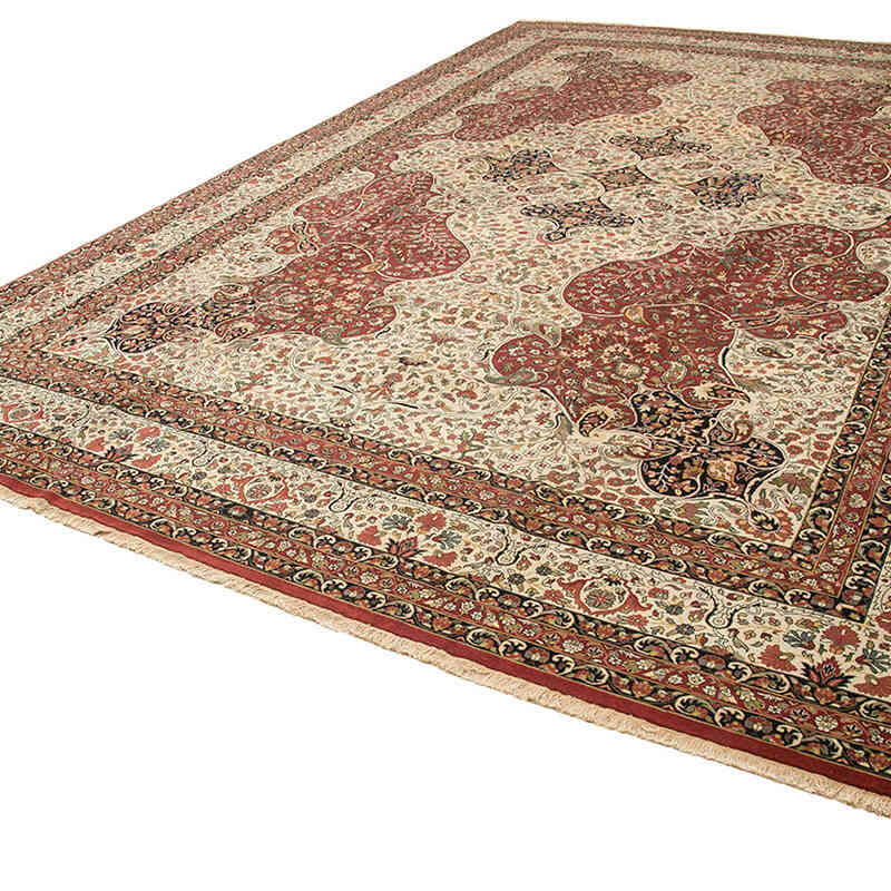Nueva Alfombra Oushak Tejida a Mano - 370 cm x 548 cm - K0056535
