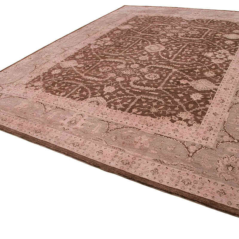 Nueva Alfombra Oushak Tejida a Mano - 364 cm x 449 cm - K0056538