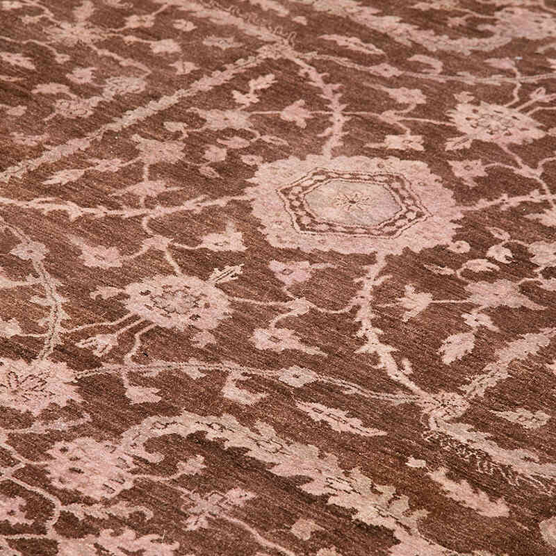 Nueva Alfombra Oushak Tejida a Mano - 364 cm x 449 cm - K0056538