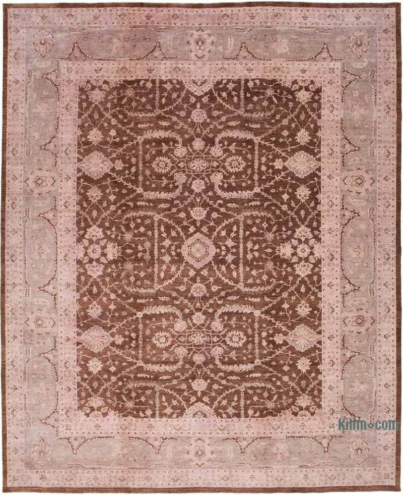 Nueva Alfombra Oushak Tejida a Mano - 364 cm x 449 cm - K0056538