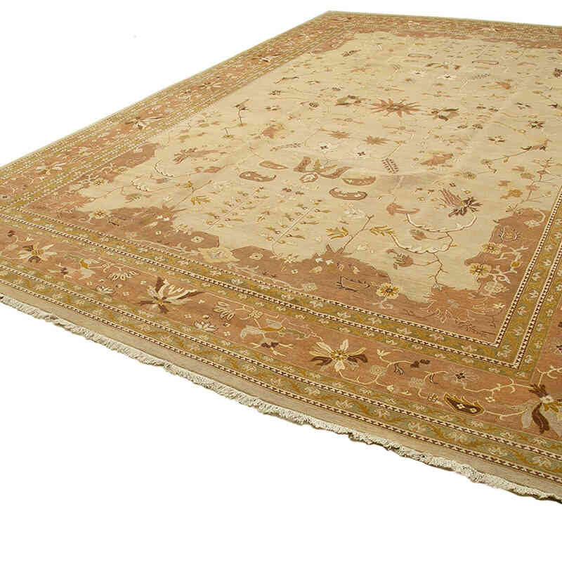 Nueva Alfombra Oushak Tejida a Mano - 370 cm x 528 cm - K0056541