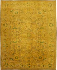 New Hand-Knotted Wool Oushak Rug - 11' 9" x 14' 10" (141" x 178")