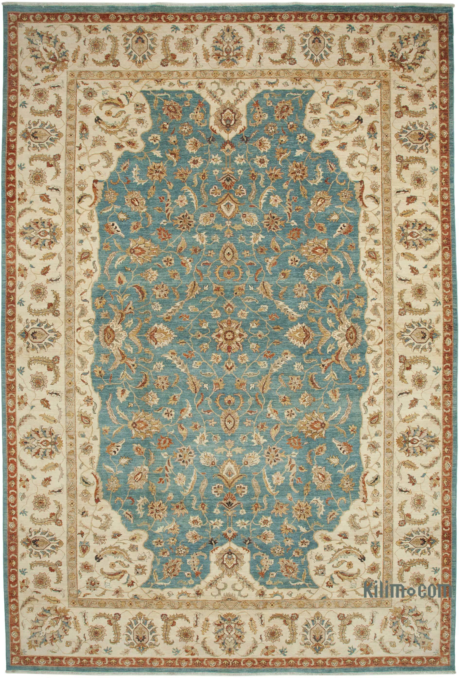 Hand Knotted Wool Oushak Rug, Tribal Area Rugs 3×5