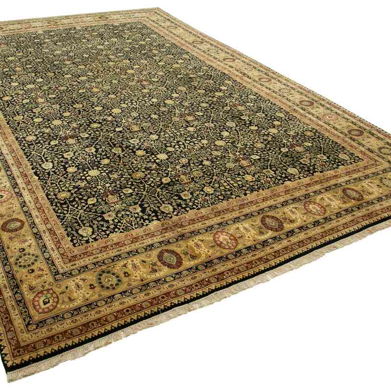New Hand-Knotted Wool Oushak Rug - 11' 9" x 17' 9" (141 in. x 213 in.) - K0056547