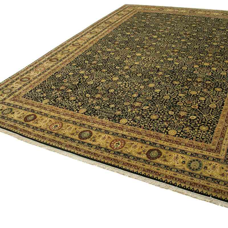 New Hand-Knotted Wool Oushak Rug - 11' 9" x 17' 9" (141 in. x 213 in.) - K0056547