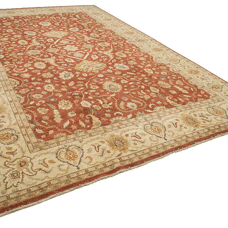 Yeni El Dokuma Uşak Halısı - 370 cm x 552 cm - K0056552