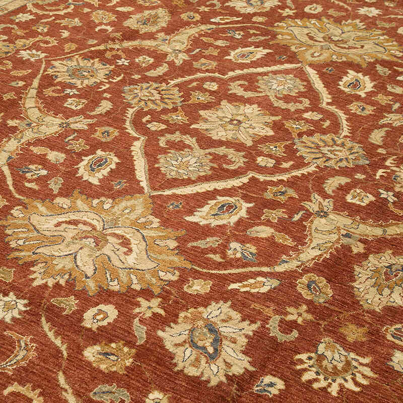 Yeni El Dokuma Uşak Halısı - 370 cm x 552 cm - K0056552