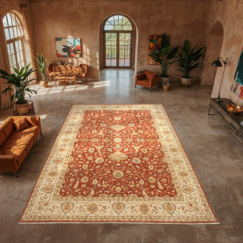 Yeni El Dokuma Uşak Halısı - 370 cm x 552 cm - K0056552