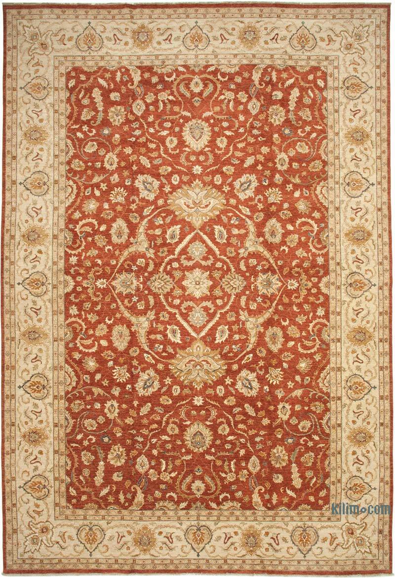 Yeni El Dokuma Uşak Halısı - 370 cm x 552 cm - K0056552