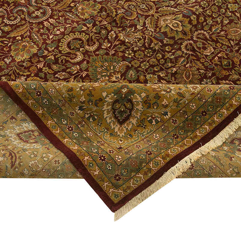 New Hand-Knotted Wool Oushak Rug - 12' 3" x 15' 2" (147" x 182") - K0056553