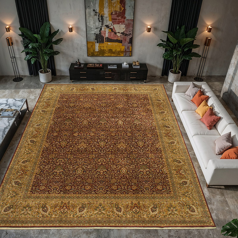 New Hand-Knotted Wool Oushak Rug - 12' 3" x 15' 2" (147" x 182") - K0056553