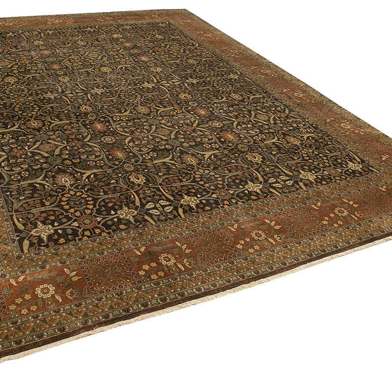 Nueva Alfombra Oushak Tejida a Mano - 377 cm x 482 cm - K0056559