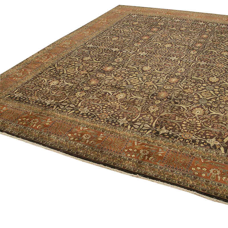 Nueva Alfombra Oushak Tejida a Mano - 377 cm x 482 cm - K0056559