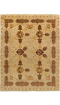 New Hand-Knotted Wool Oushak Rug - 12'  x 15' 1" (144" x 181")