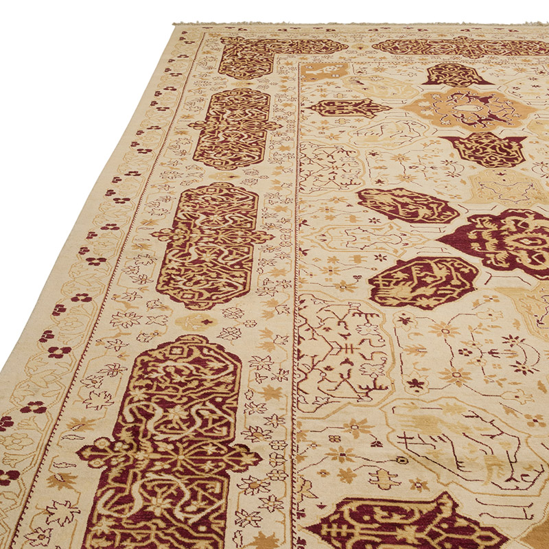 Yeni El Dokuma Uşak Halısı - 366 cm x 460 cm - K0056562