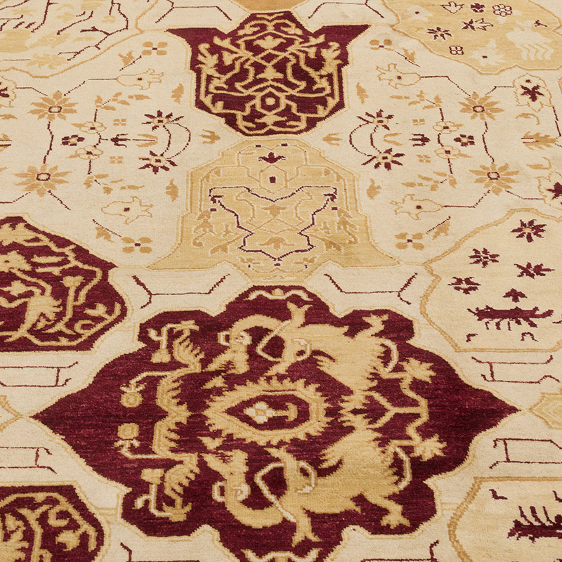 Yeni El Dokuma Uşak Halısı - 366 cm x 460 cm - K0056562