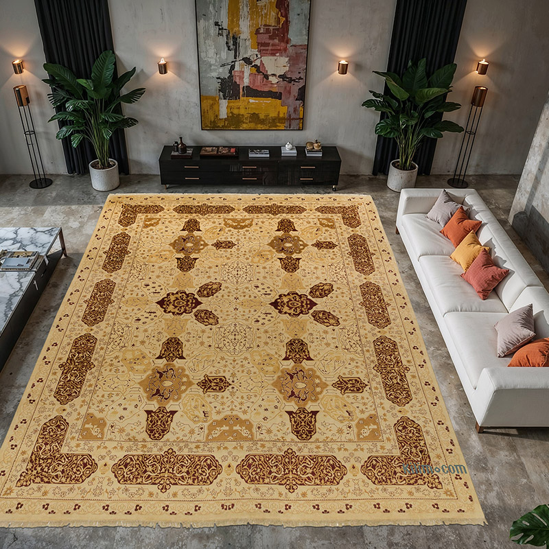 Yeni El Dokuma Uşak Halısı - 366 cm x 460 cm - K0056562