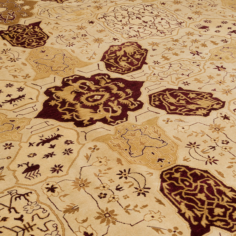 Yeni El Dokuma Uşak Halısı - 366 cm x 460 cm - K0056562