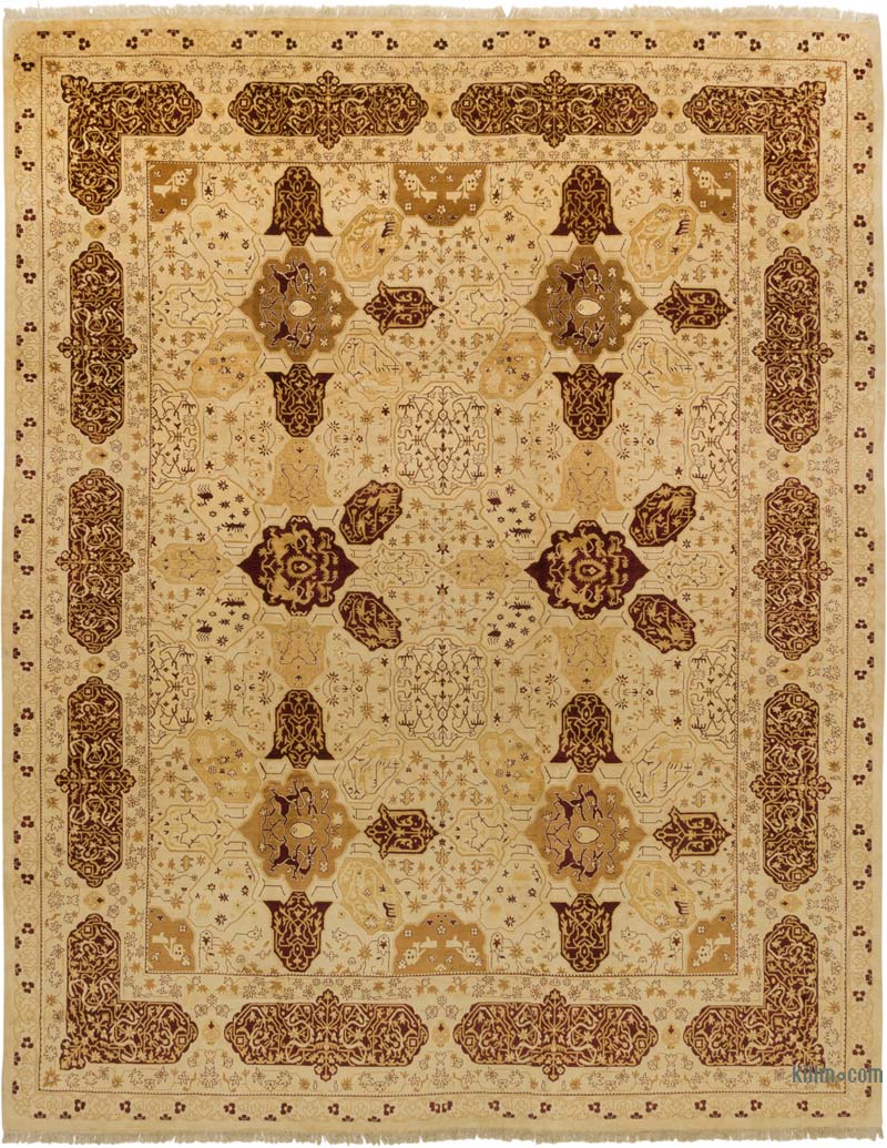 Yeni El Dokuma Uşak Halısı - 366 cm x 460 cm - K0056562