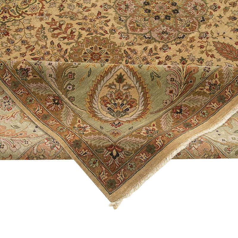 New Hand-Knotted Wool Oushak Rug - 12' 1" x 14' 11" (145" x 179") - K0056566