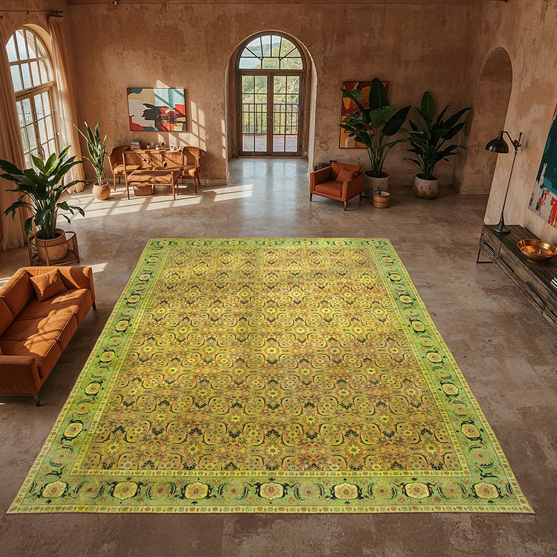 Nueva Alfombra Oushak Tejida a Mano - 414 cm x 554 cm - K0056568
