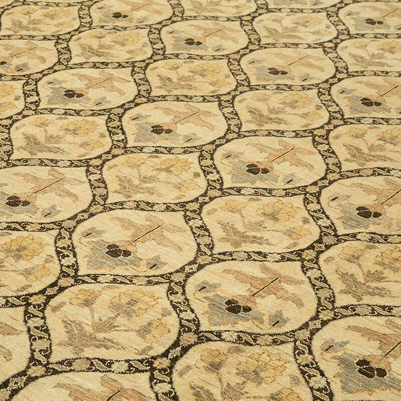 New Hand-Knotted Wool Oushak Rug - 11' 10" x 15' 4" (142" x 184") - K0056569