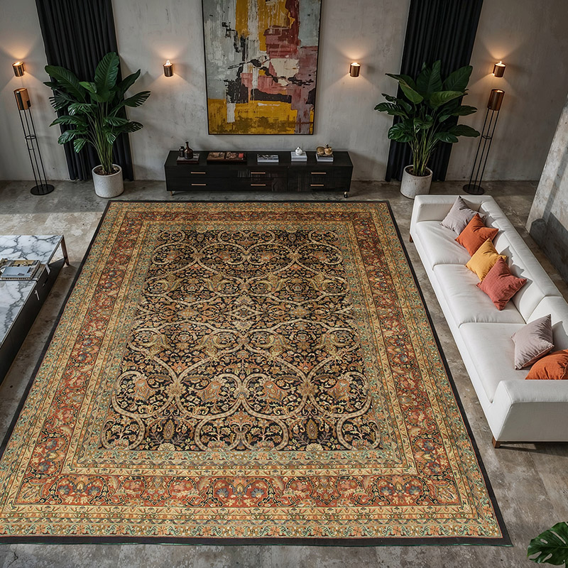 Nueva Alfombra Oushak Tejida a Mano - 350 cm x 442 cm - K0056576