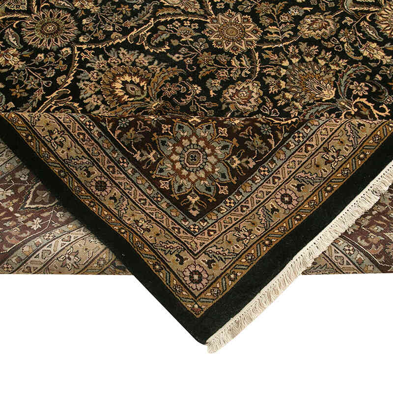 New Hand-Knotted Wool Oushak Rug - 11' 7" x 15' 2" (139" x 182") - K0056577