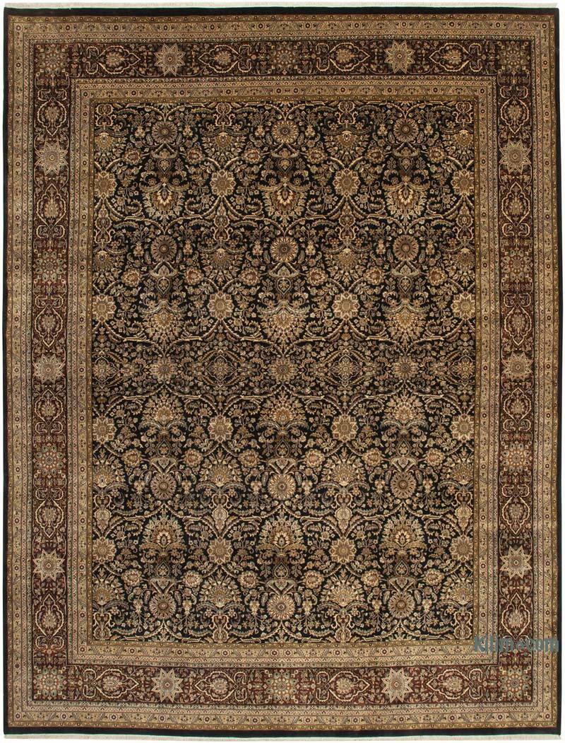 New Hand-Knotted Wool Oushak Rug - 11' 7" x 15' 2" (139" x 182") - K0056577