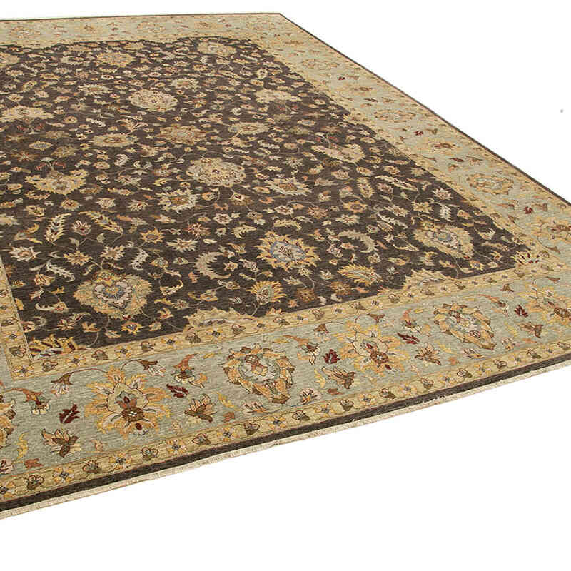 New Hand-Knotted Wool Oushak Rug - 12'  x 15' 3" (144" x 183") - K0056582
