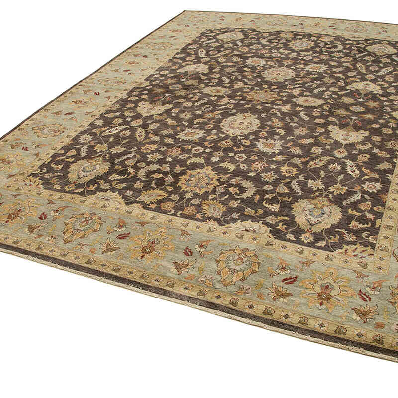 New Hand-Knotted Wool Oushak Rug - 12'  x 15' 3" (144" x 183") - K0056582