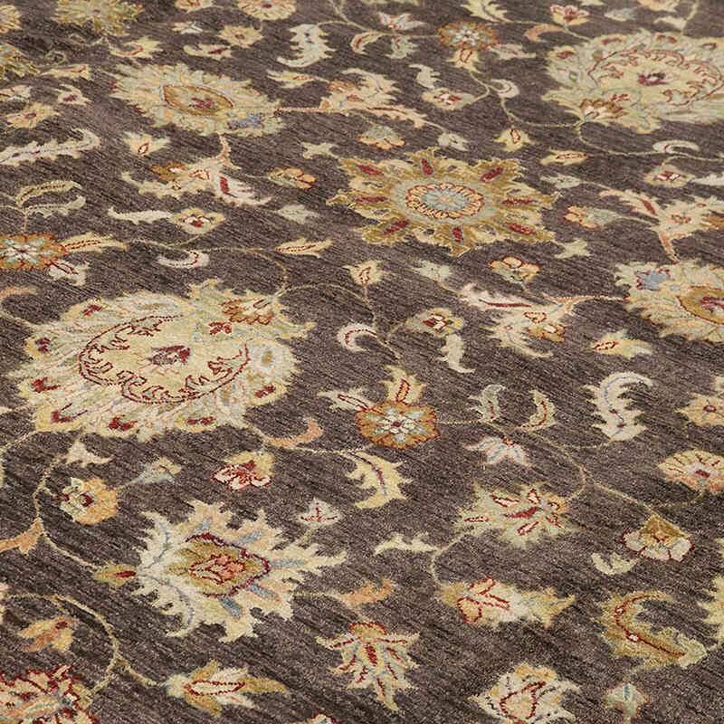 New Hand-Knotted Wool Oushak Rug - 12'  x 15' 3" (144" x 183") - K0056582