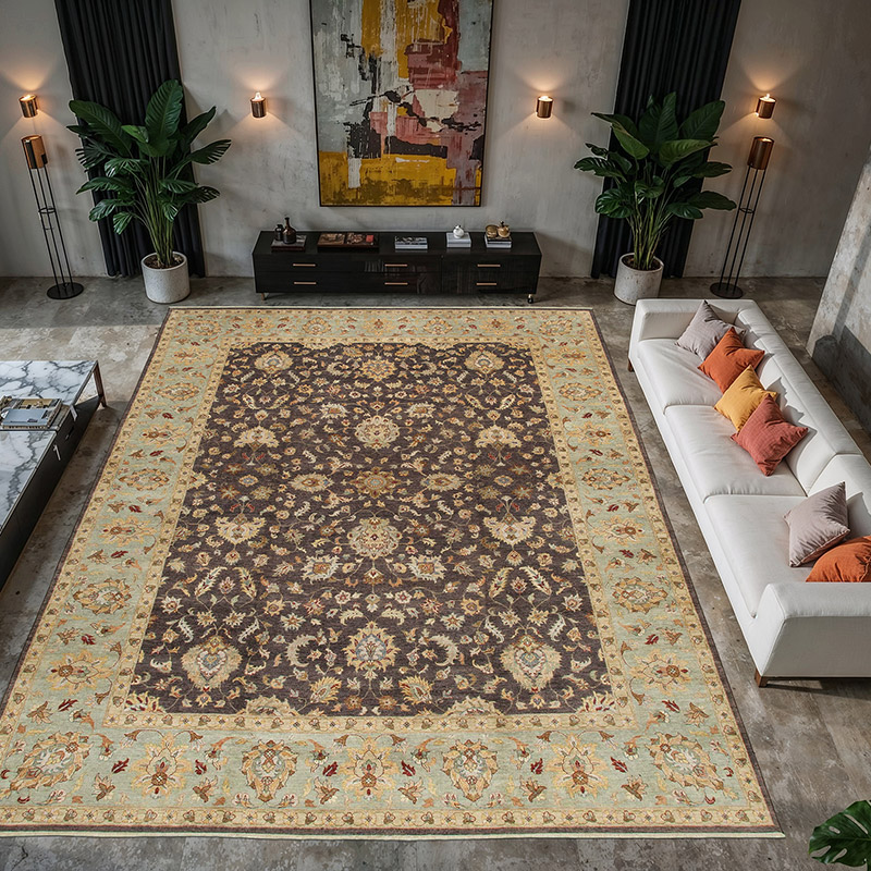 New Hand-Knotted Wool Oushak Rug - 12'  x 15' 3" (144" x 183") - K0056582