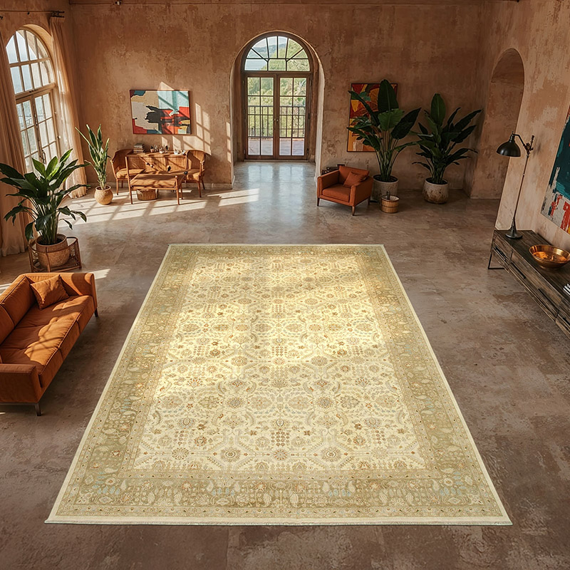 Nueva Alfombra Oushak Tejida a Mano - 367 cm x 548 cm - K0056583