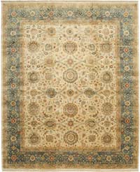 New Hand-Knotted Wool Oushak Rug - 12'  x 14' 8" (144" x 176")