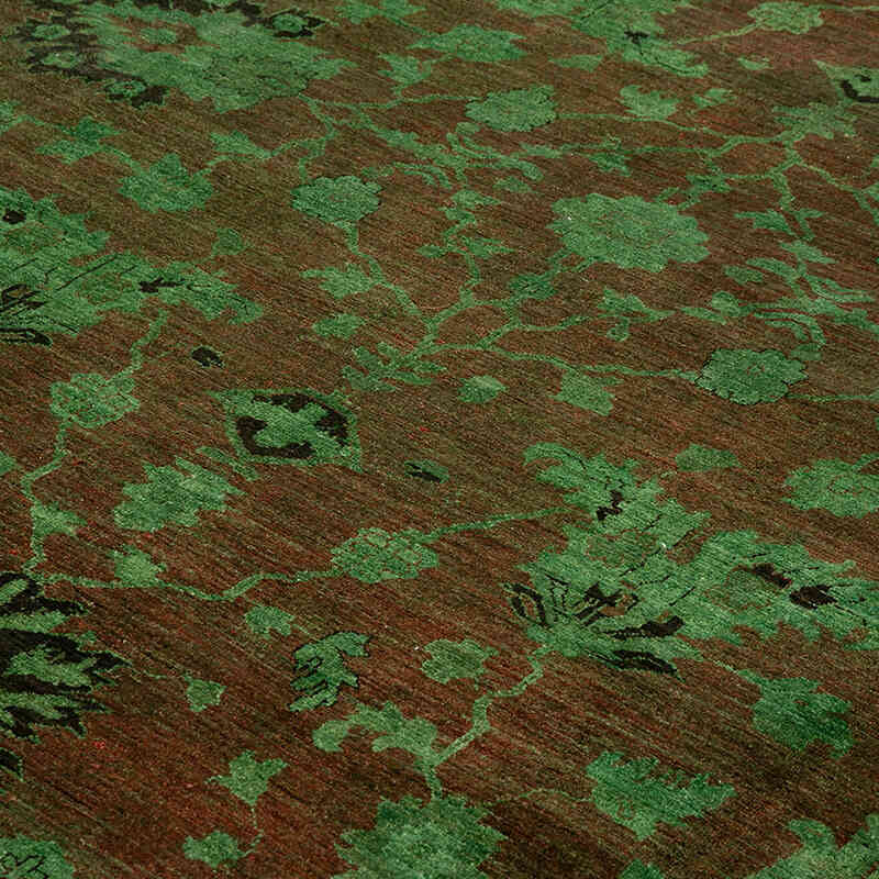 New Hand-Knotted Wool Oushak Rug - 11' 3" x 14' 6" (135" x 174") - K0056586