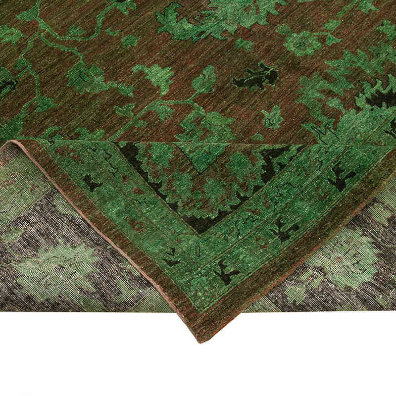 New Hand-Knotted Wool Oushak Rug - 11' 3" x 14' 6" (135" x 174") - K0056586