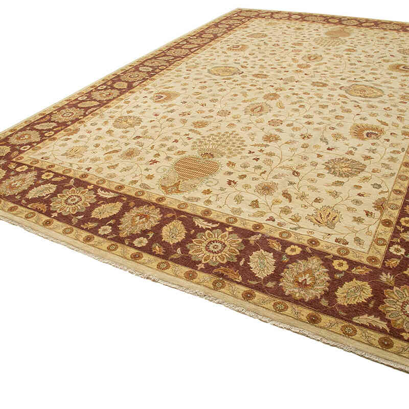 New Hand-Knotted Wool Oushak Rug - 13' 11" x 20' 4" (167" x 244") - K0056591