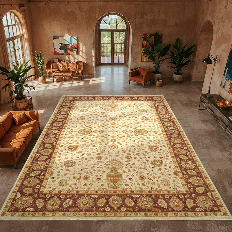 New Hand-Knotted Wool Oushak Rug - 13' 11" x 20' 4" (167" x 244") - K0056591