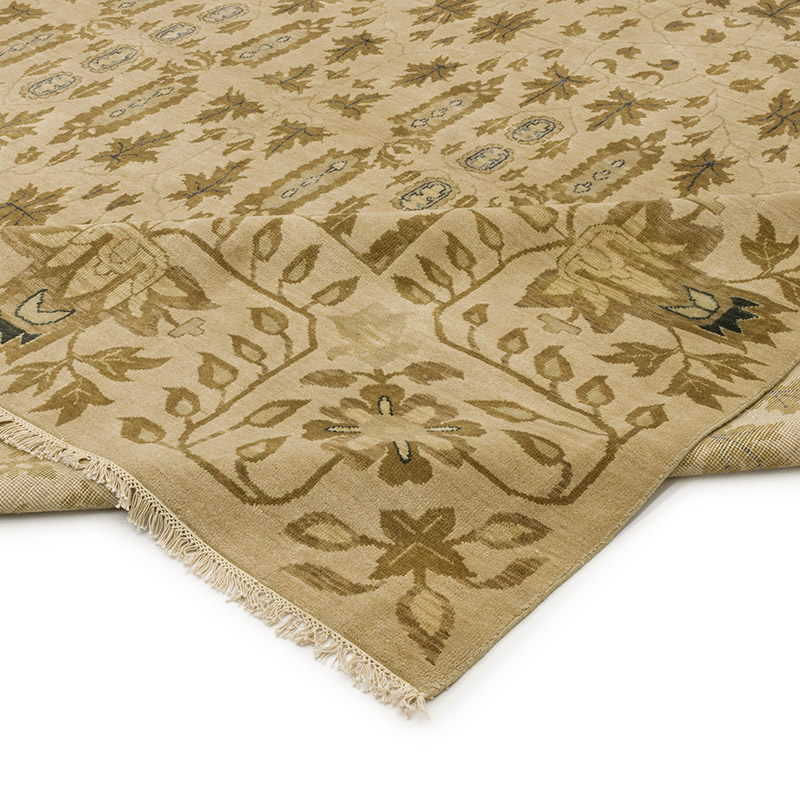 New Hand-Knotted Wool Oushak Rug - 11' 9" x 14' 5" (141" x 173") - K0056598