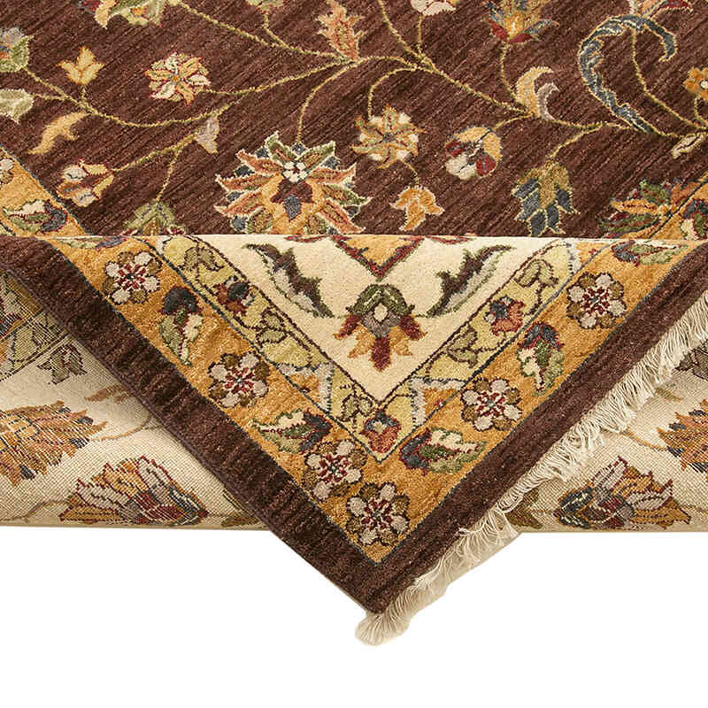 New Hand-Knotted Wool Oushak Rug - 11' 10" x 14' 10" (142" x 178") - K0056599