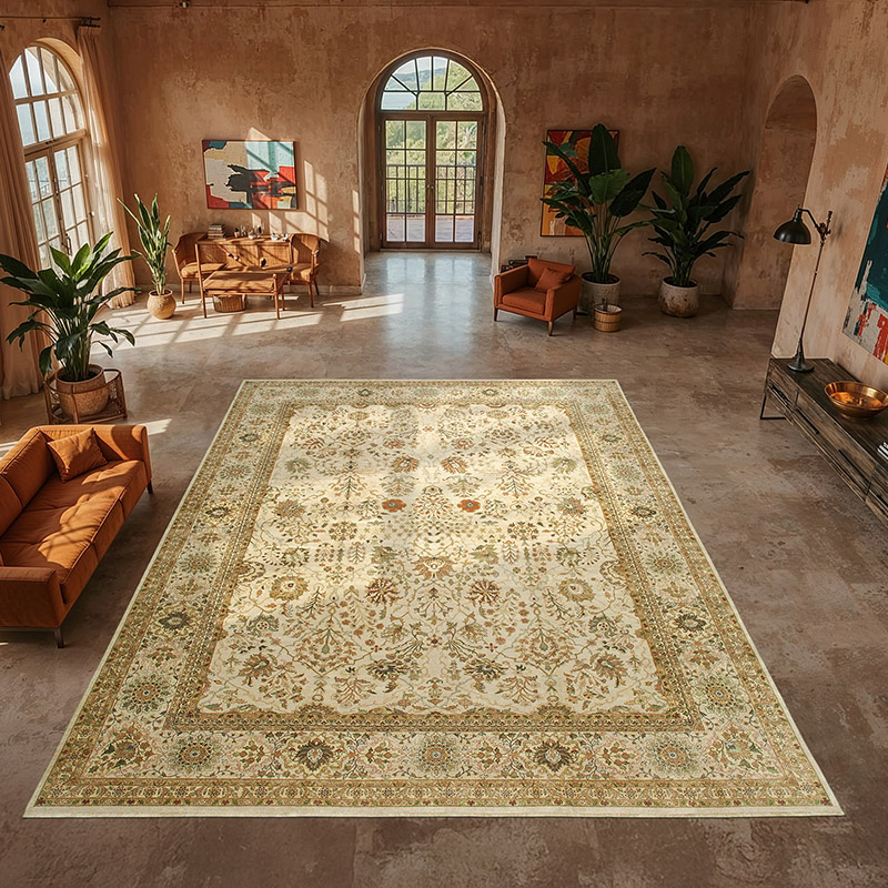 Nueva Alfombra Oushak Tejida a Mano - 396 cm x 521 cm - K0056600