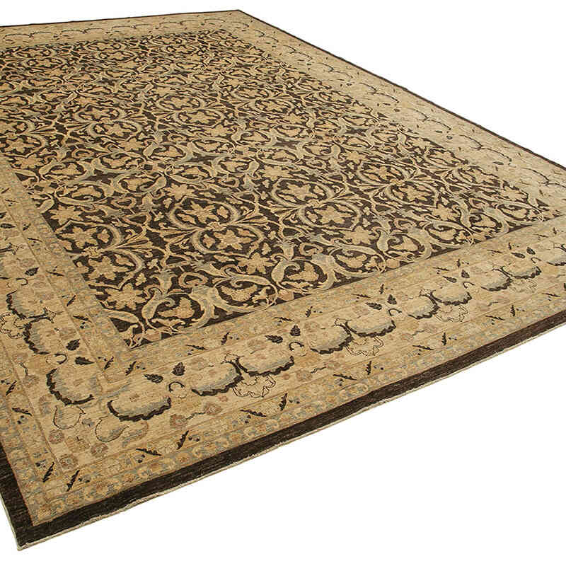 Nueva Alfombra Oushak Tejida a Mano - 405 cm x 554 cm - K0056601