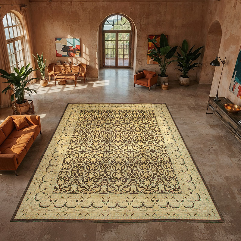 Nueva Alfombra Oushak Tejida a Mano - 405 cm x 554 cm - K0056601