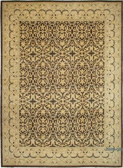 New Hand-Knotted Wool Oushak Rug - 13' 3" x 18' 2" (159" x 218")